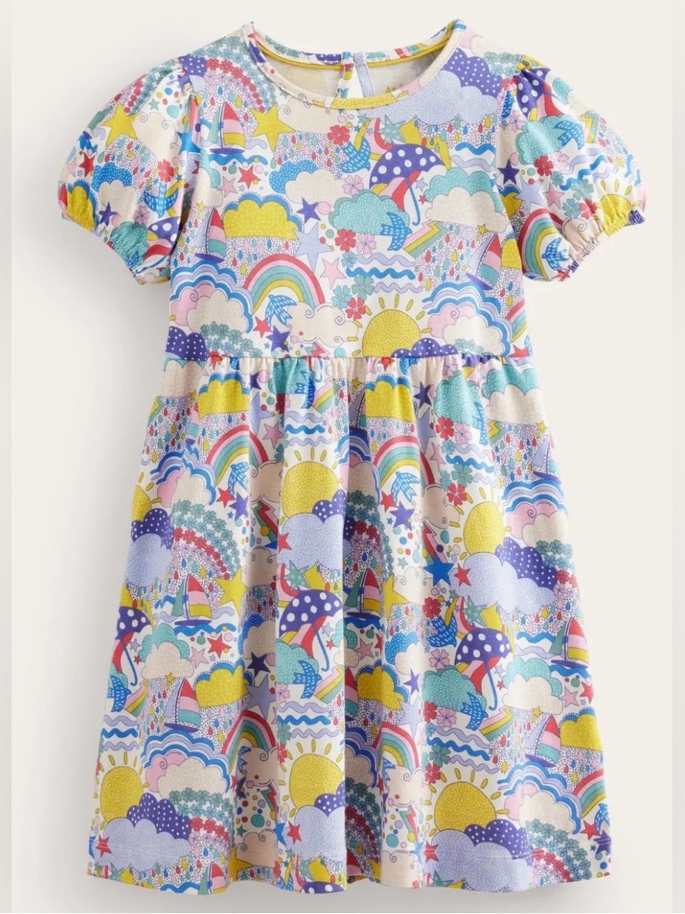 Mini Boden Puff Sleeve Dress
